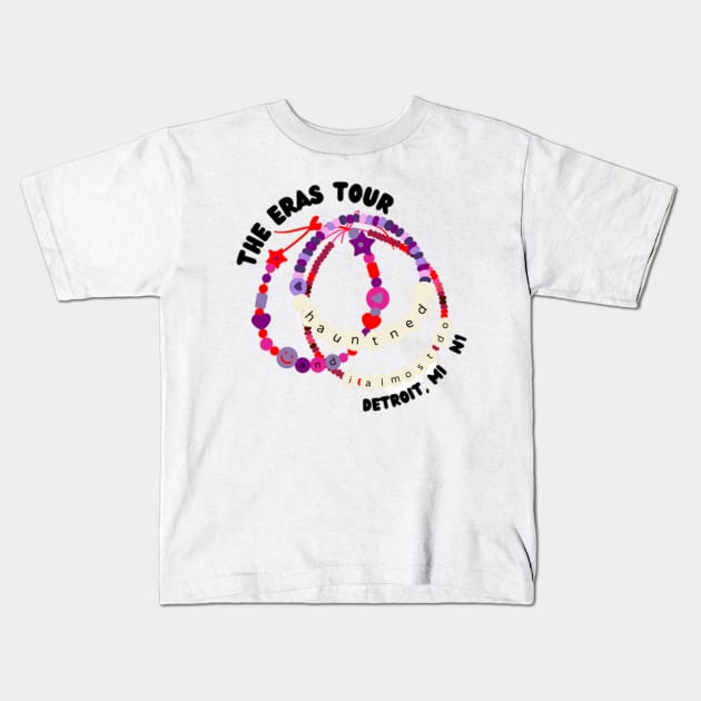 Detroit Eras Tour N1 Kids T-Shirt by canderson13